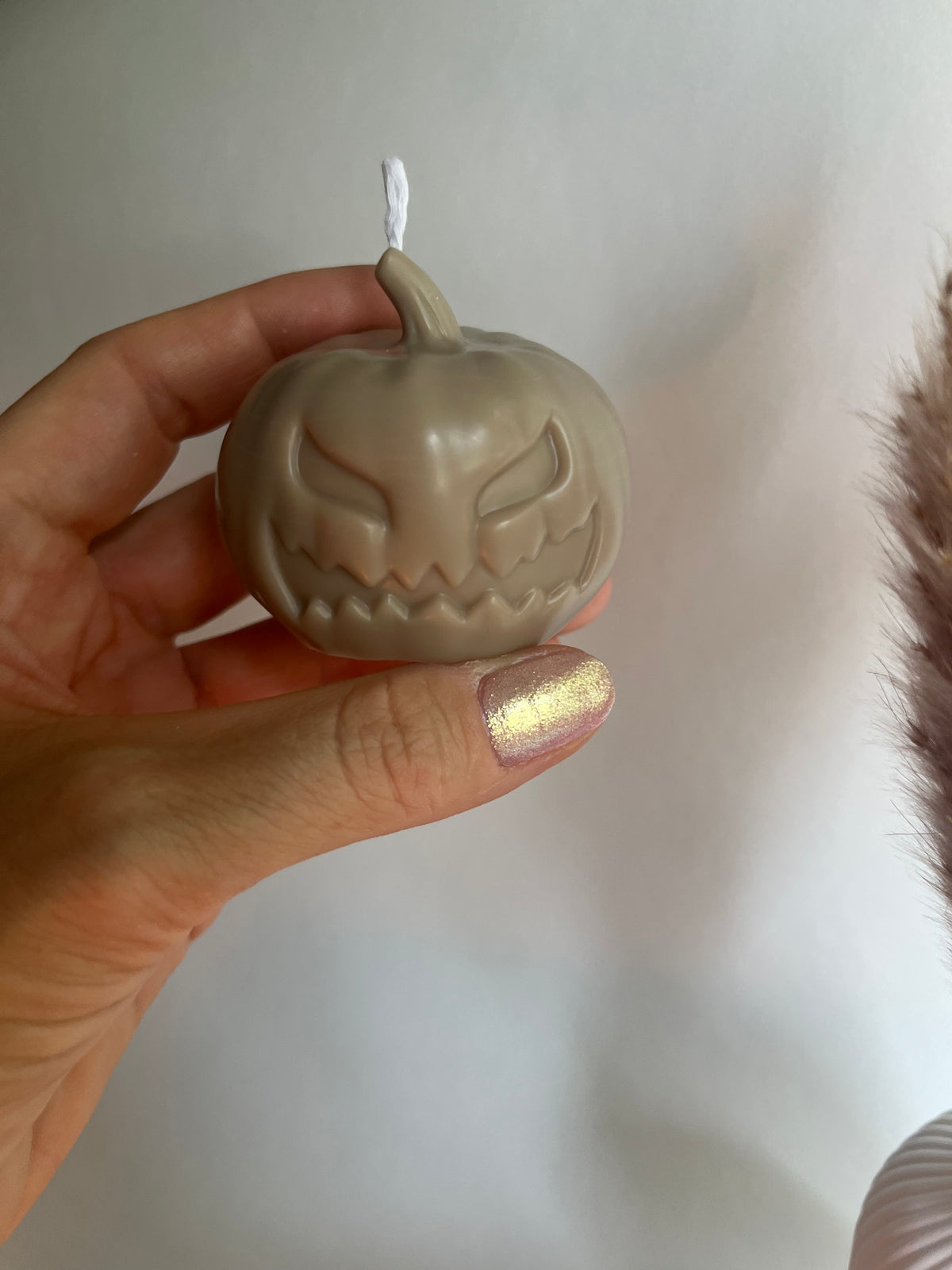 Dekokerze „Spooky Pumpkin“ - aus Rapswachs