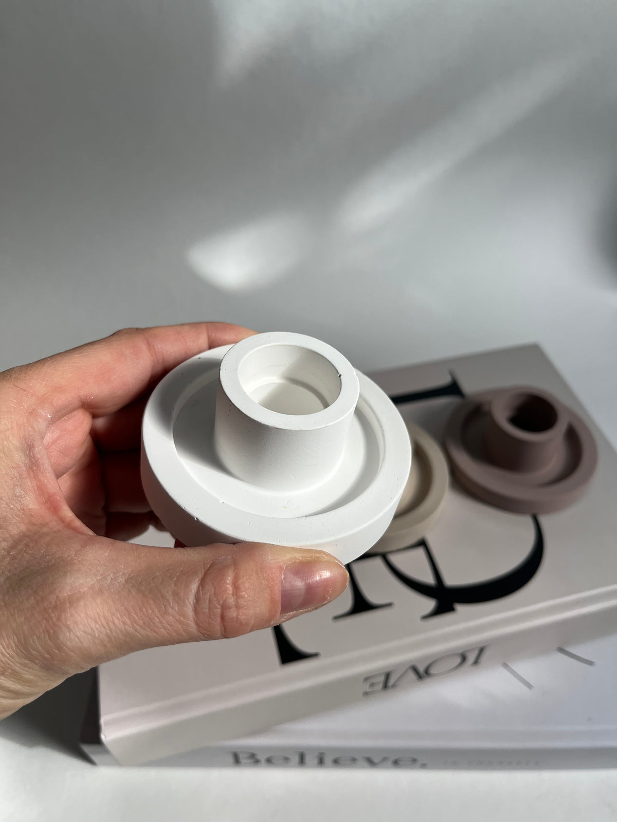 Soft Circle – Kerzenhalter für Stabkerzen