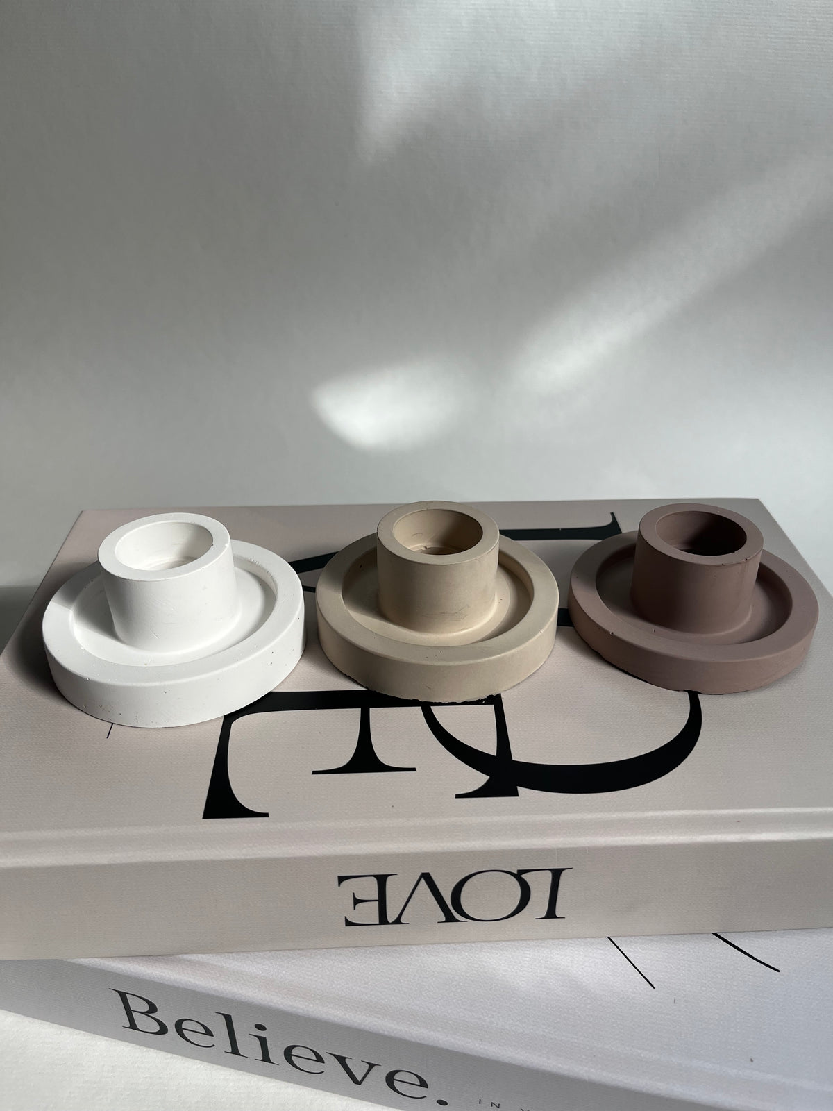 Soft Circle – Kerzenhalter für Stabkerzen