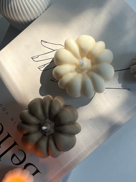 Dekokerze „PUMPKIN“ - aus Rapswachs