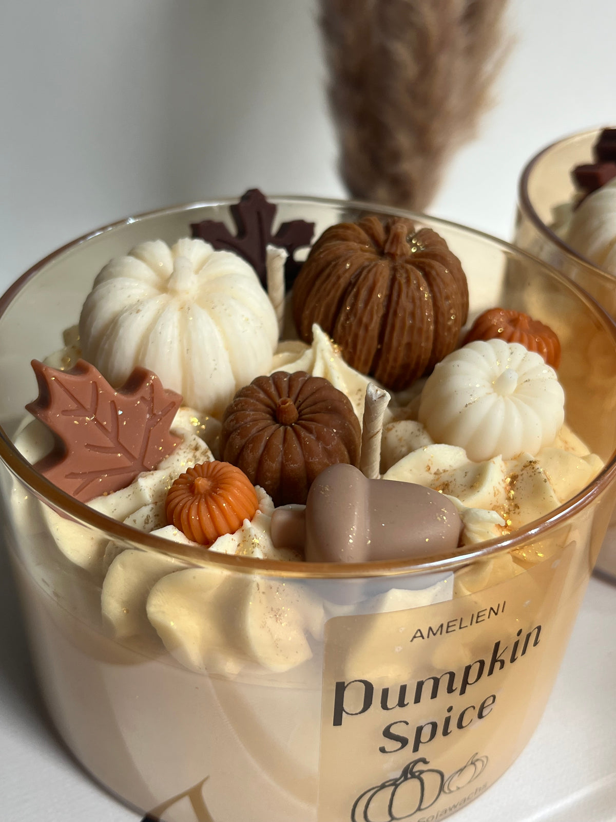 Duftkerze „PUMPKIN SPICE“ - handgegossen aus Sojawachs