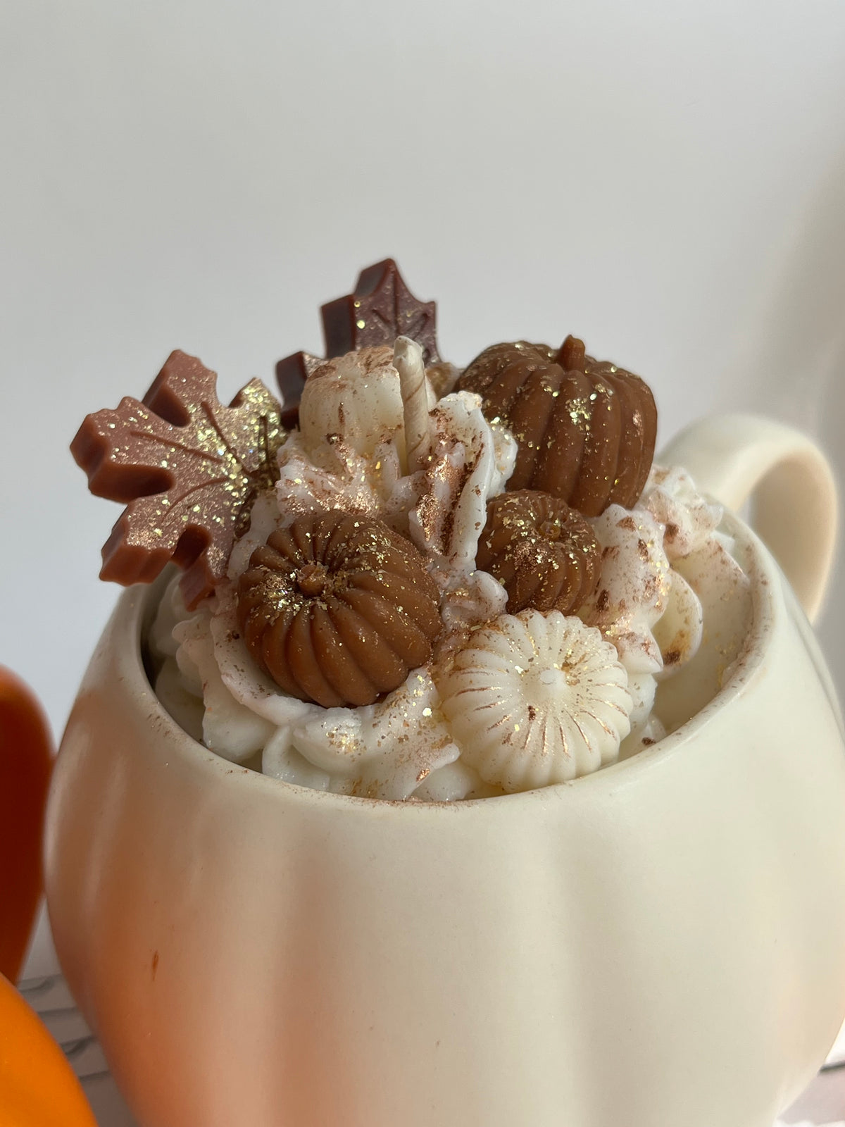 Duftkerze „Pumpkin Spice Cup“ - handgegossen
