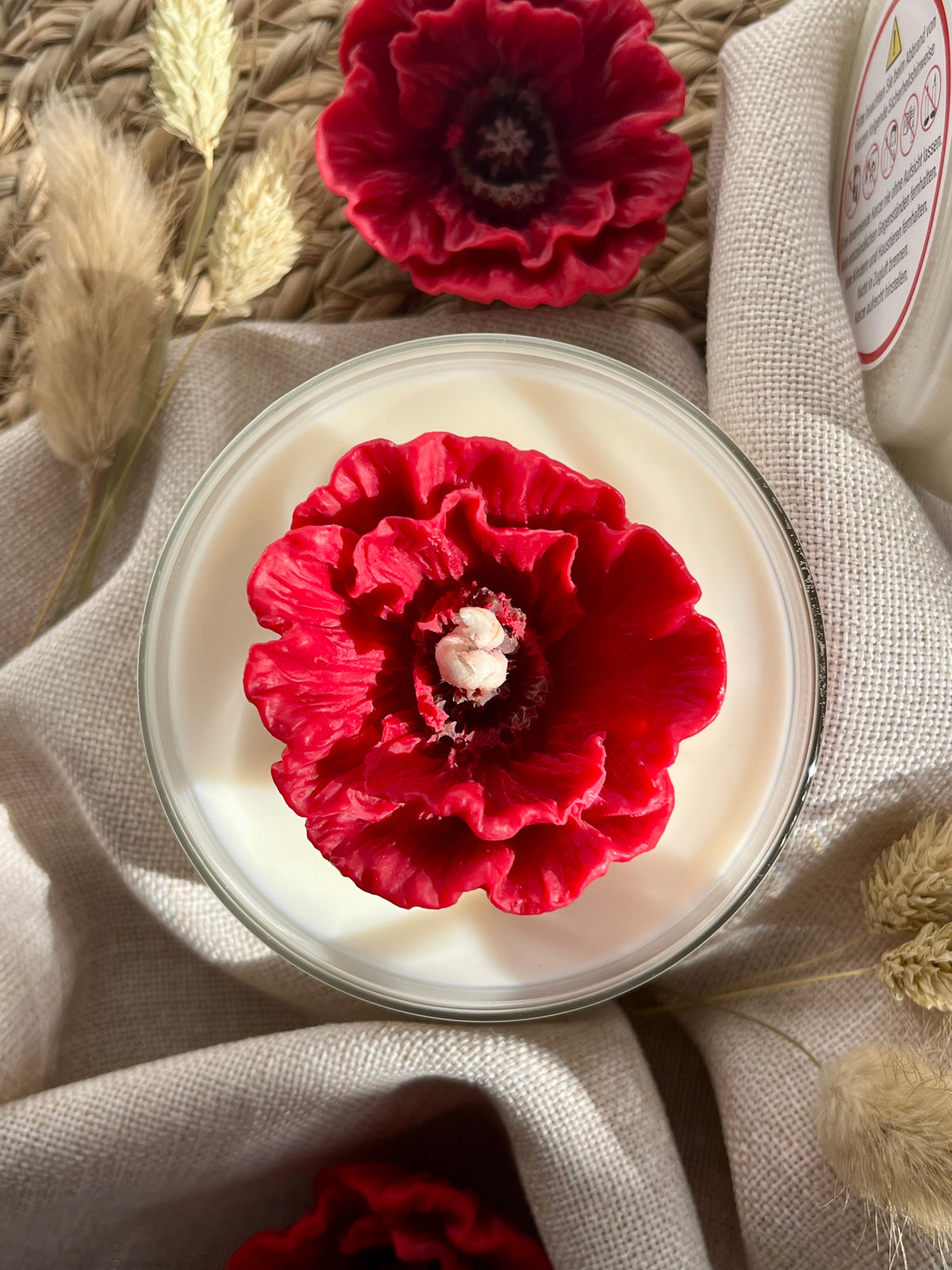 POPPY Love | Glasglocke - handgegossen