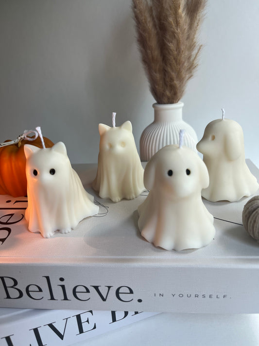Dekokerze „Spooky Friends“ - aus Rapswachs