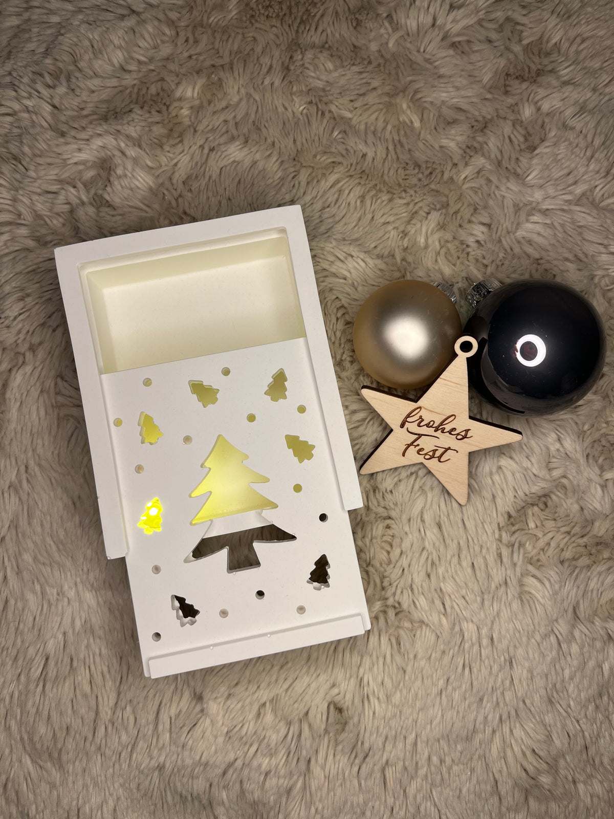 Geschenkkästchen mit austauschbaren Einschiebern