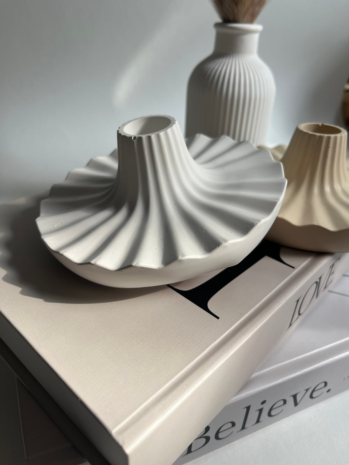 Soft Fan – handgefertigter Kerzenhalter