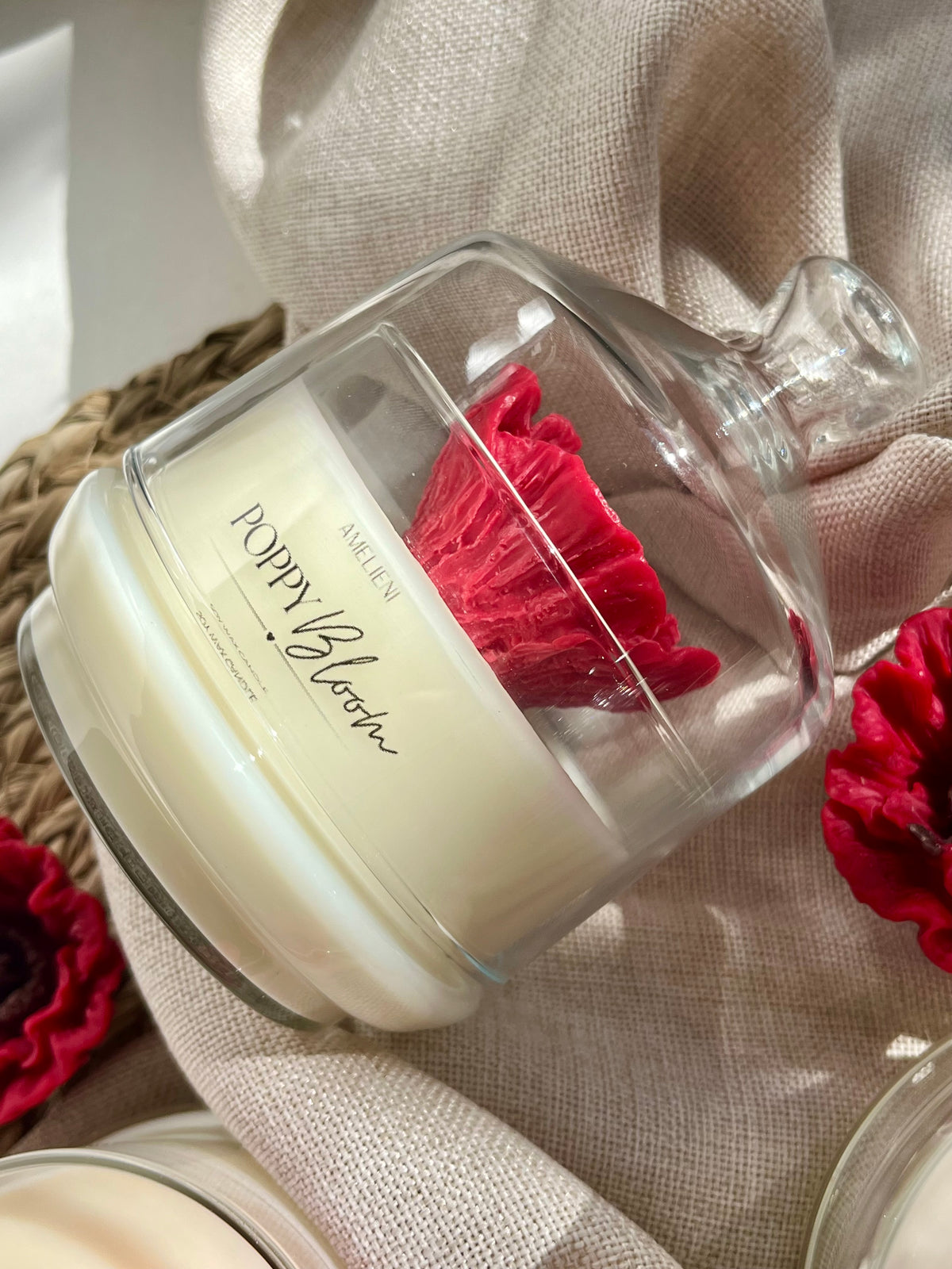 POPPY Love | Glasglocke - handgegossen