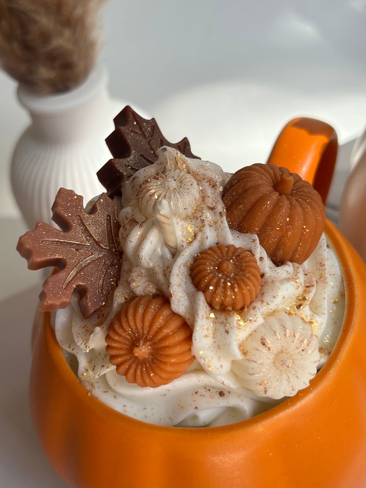 Duftkerze „Pumpkin Spice Cup“ - handgegossen