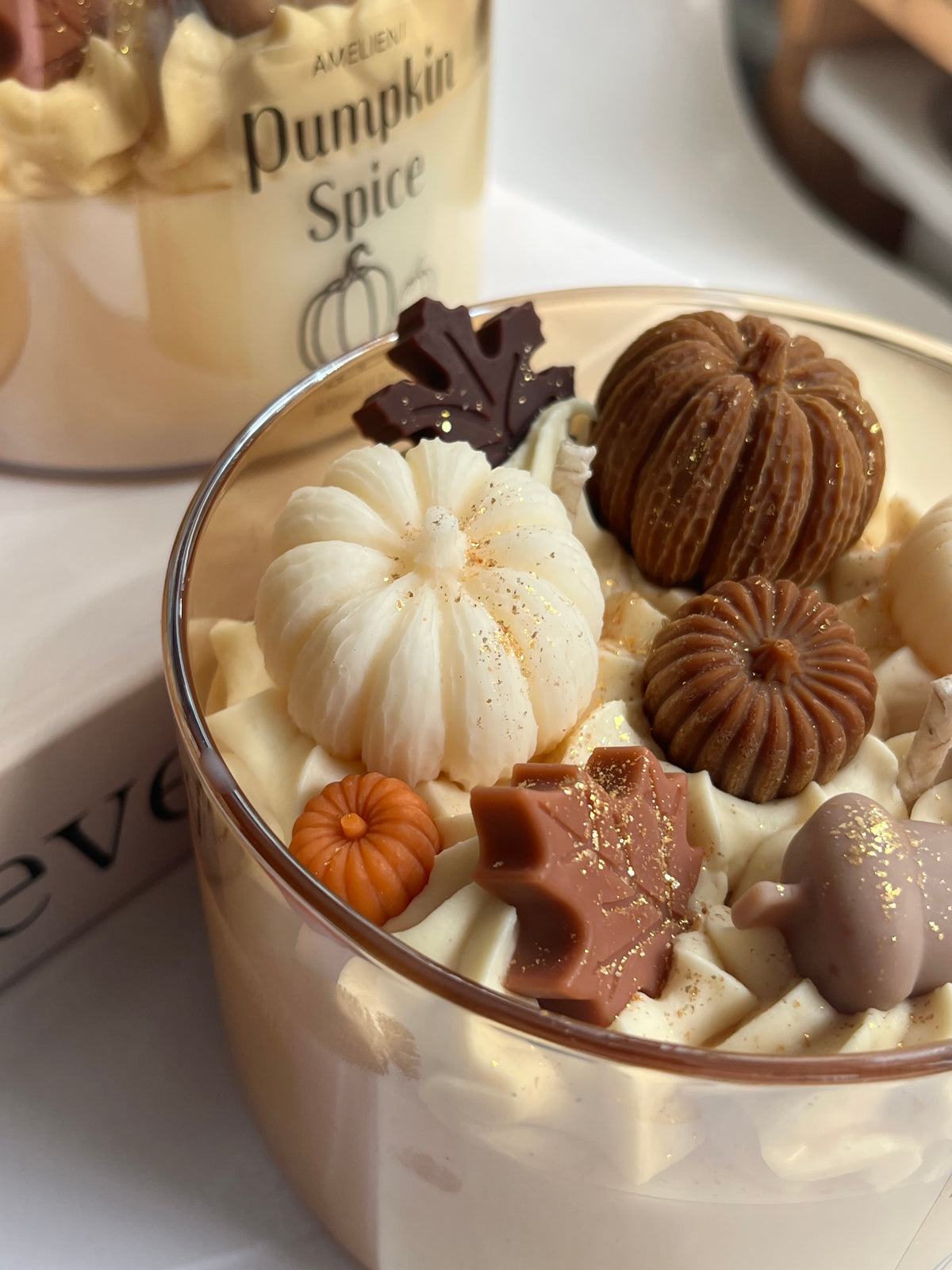 Duftkerze „PUMPKIN SPICE“ - handgegossen aus Sojawachs