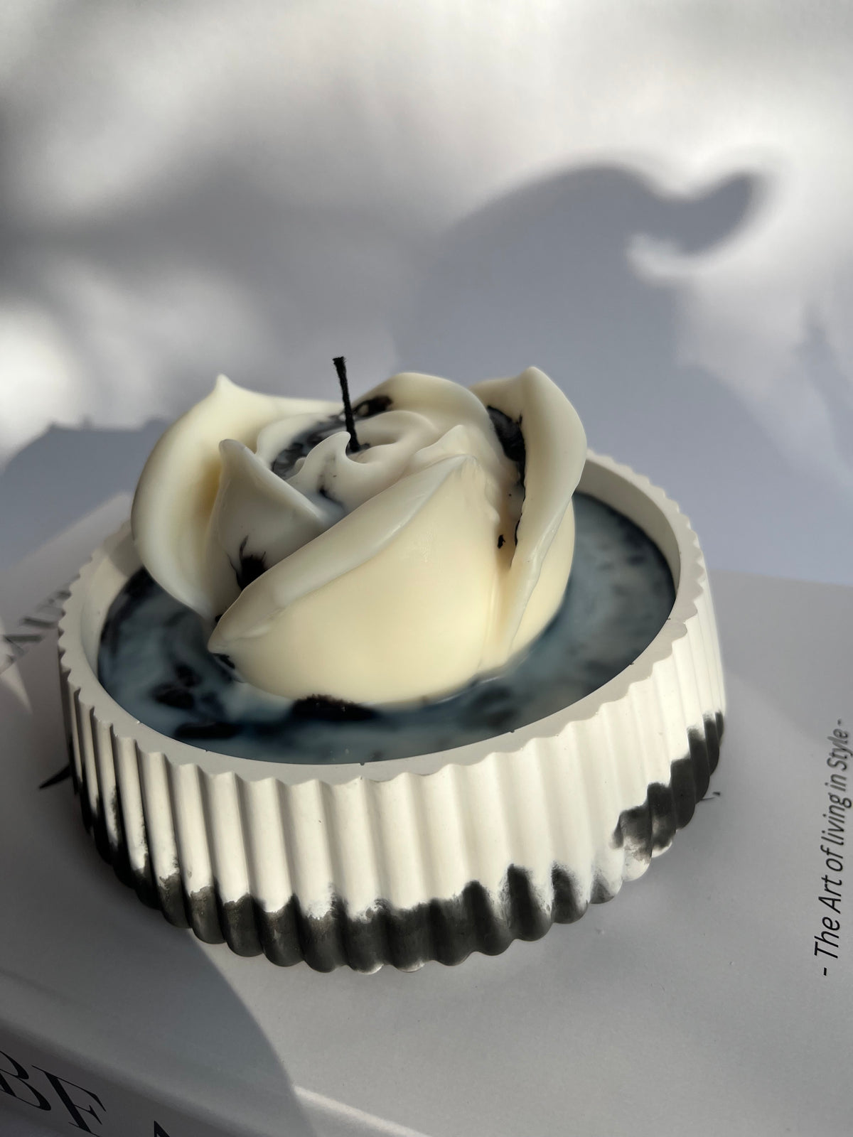 Kerzenschale „Midnight Rose“
