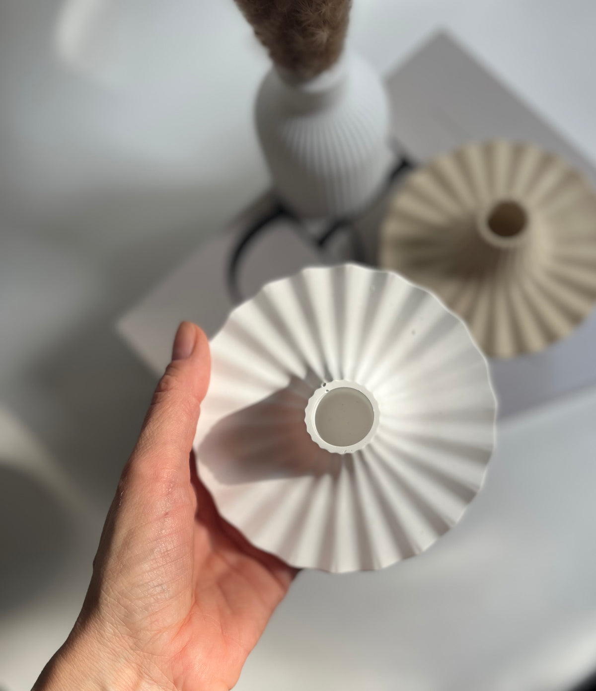 Soft Fan – handgefertigter Kerzenhalter