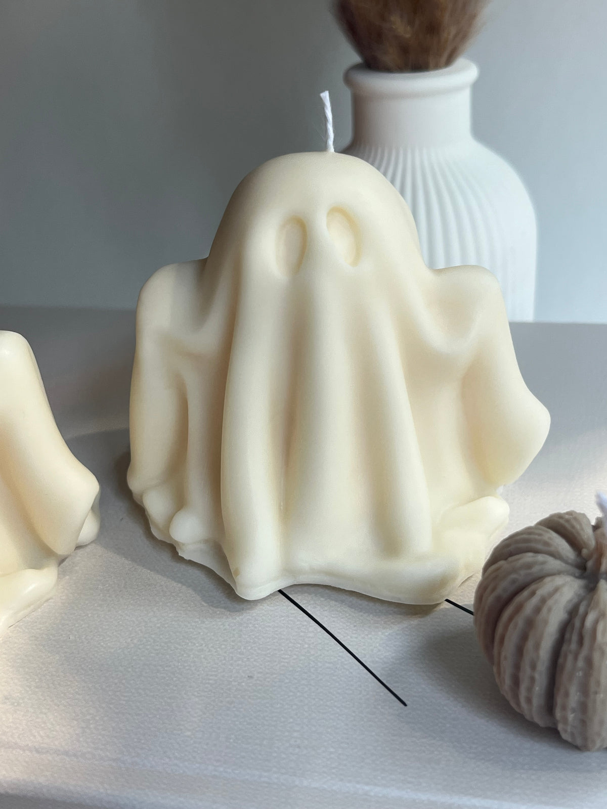 Dekokerze „Little Ghost“ - aus Rapswachs