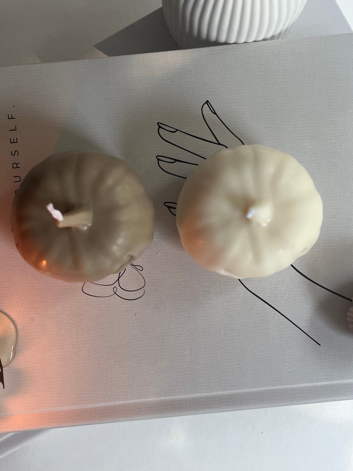 Dekokerze „Spooky Pumpkin“ - aus Rapswachs