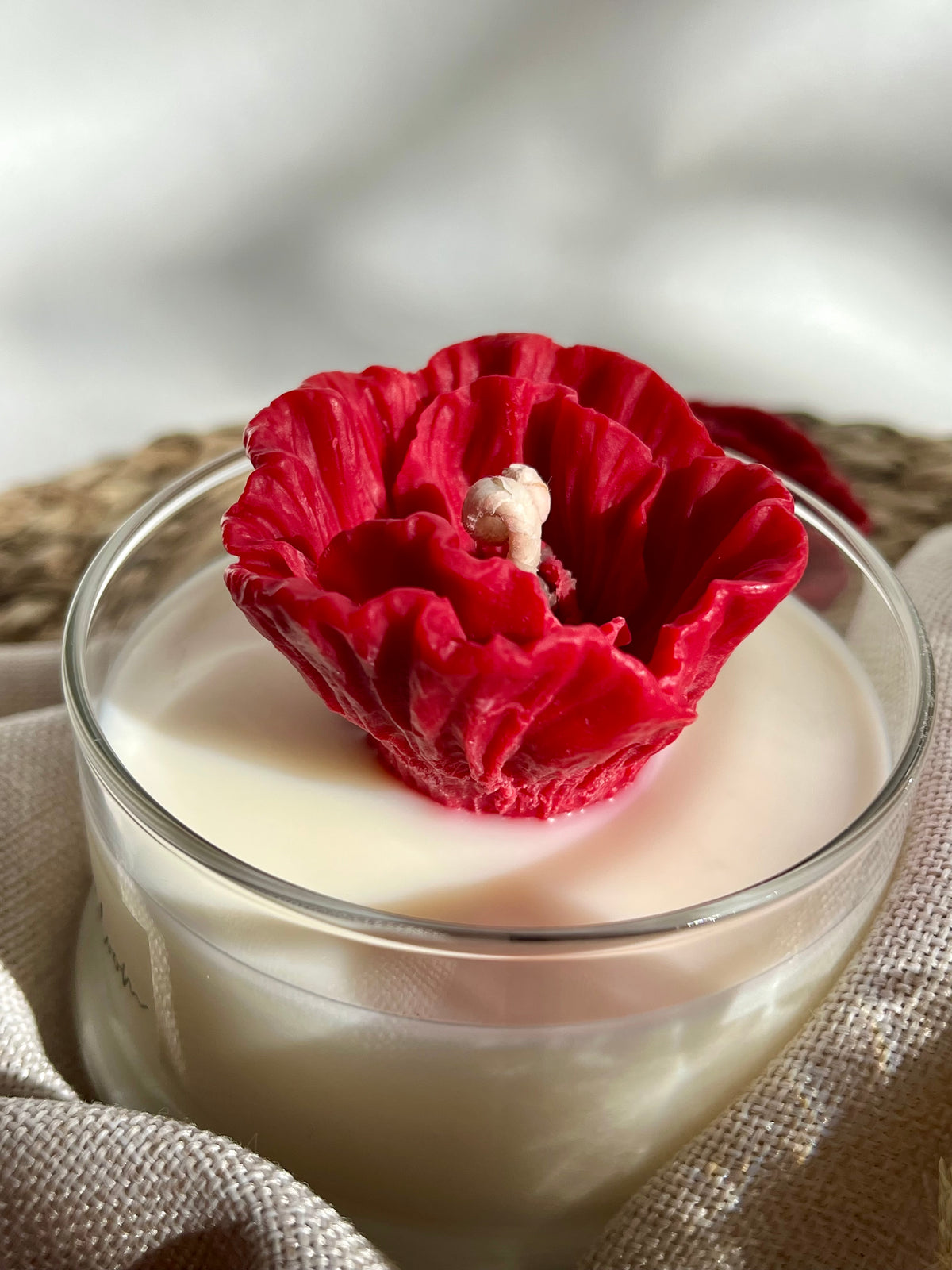 POPPY Love | Glasglocke - handgegossen