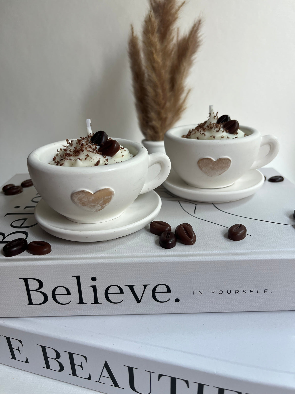 Handgegossene Duftkerze „Kaffeezeit“