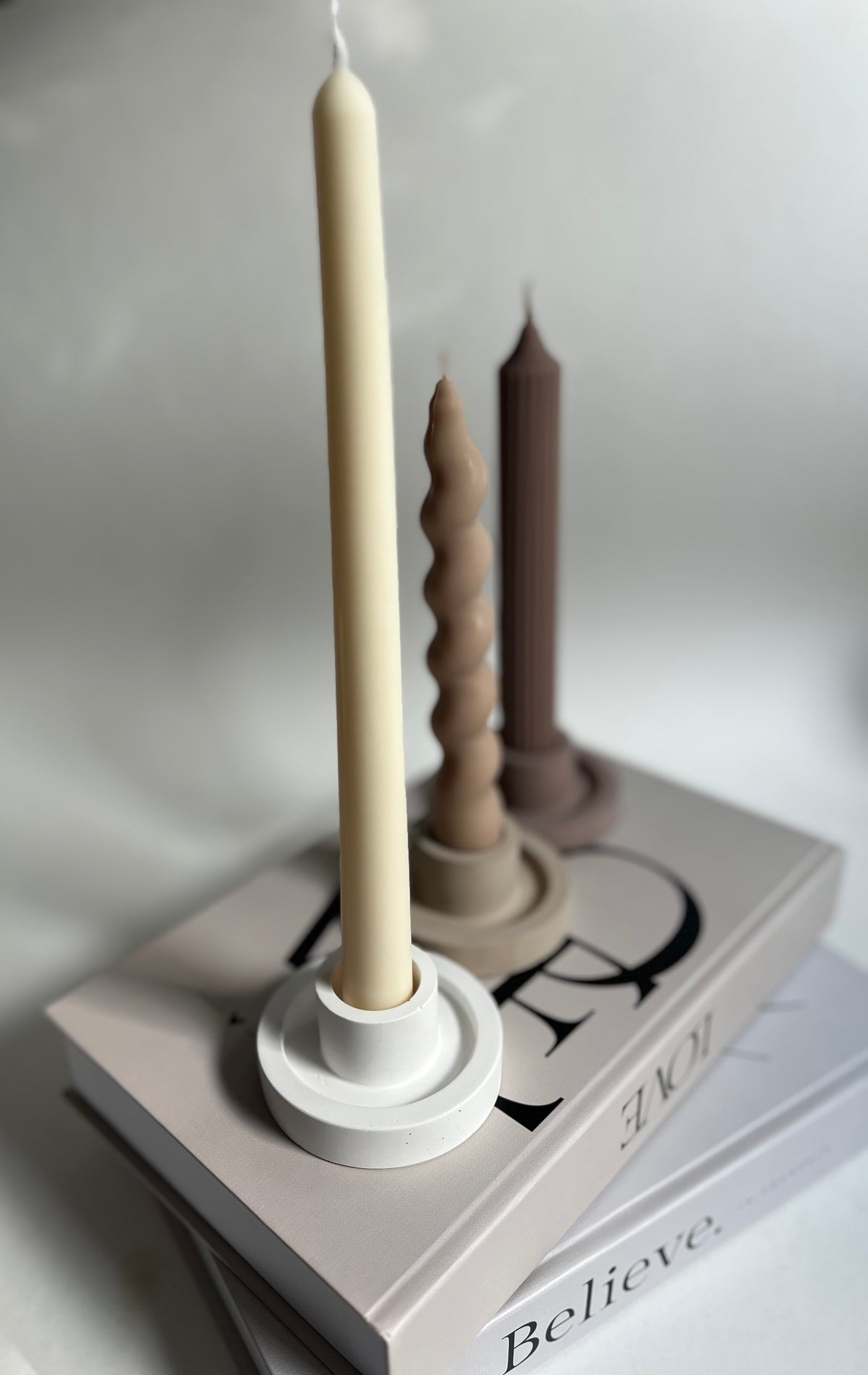Soft Circle – Kerzenhalter für Stabkerzen