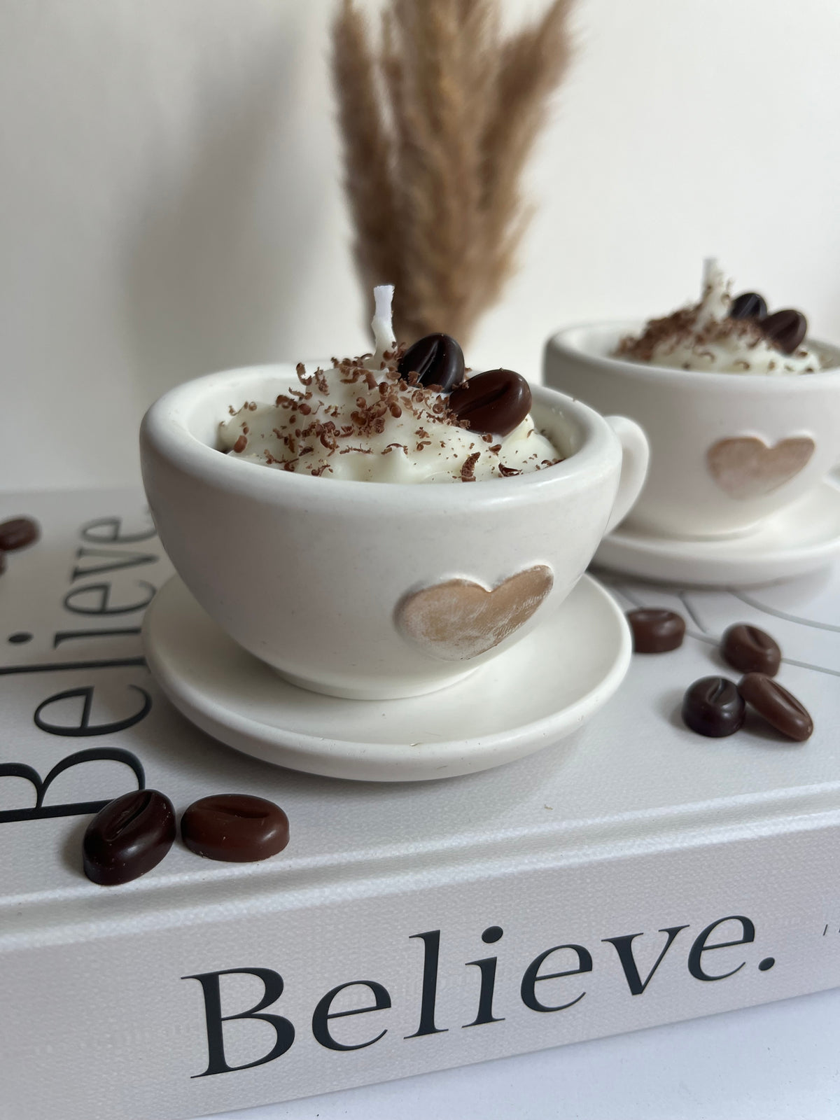 Handgegossene Duftkerze „Kaffeezeit“