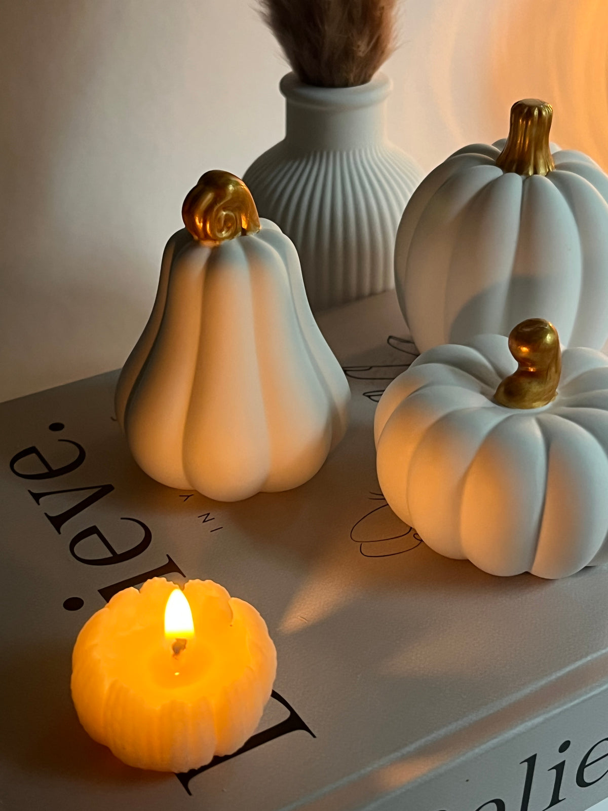 Deko-Kürbis-Set „Golden Autumn“
