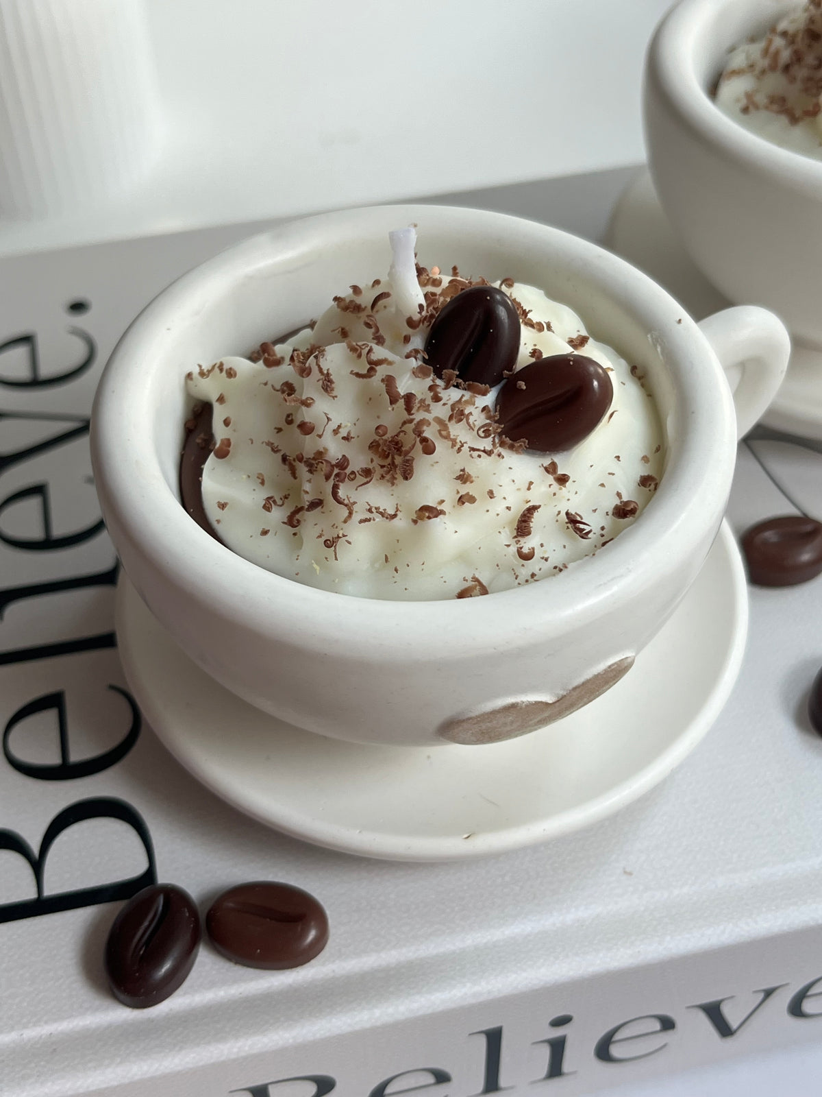 Handgegossene Duftkerze „Kaffeezeit“