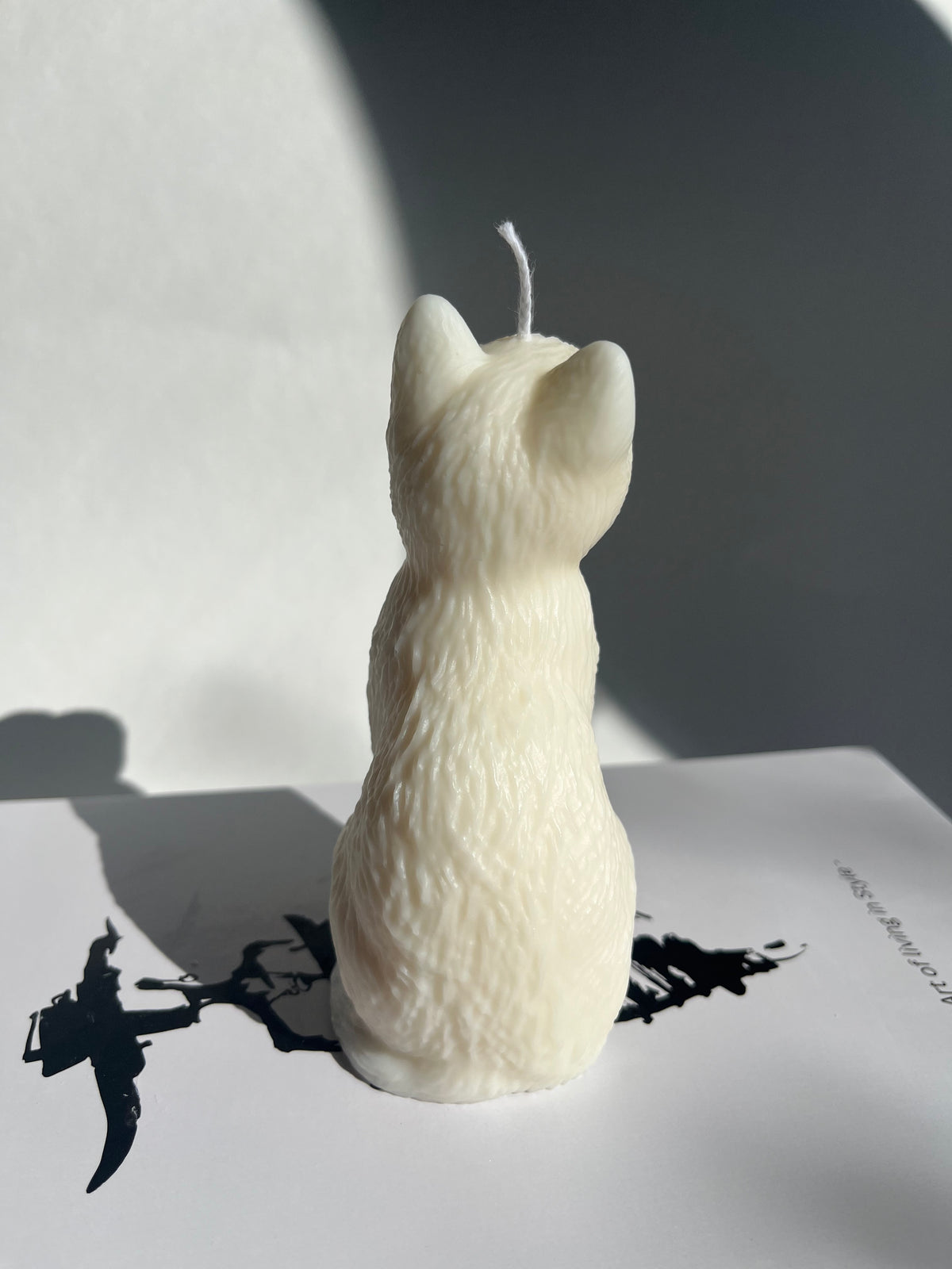 Little Cat – handgefertigte Kerze aus Rapswachs