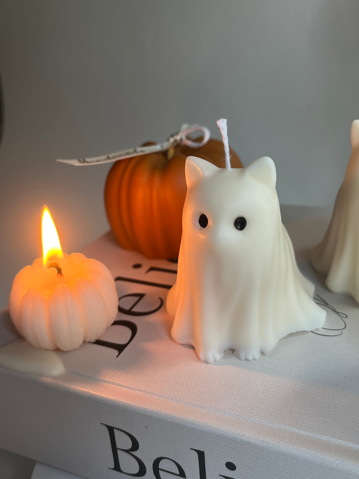 Dekokerze „Spooky Friends“ - aus Rapswachs