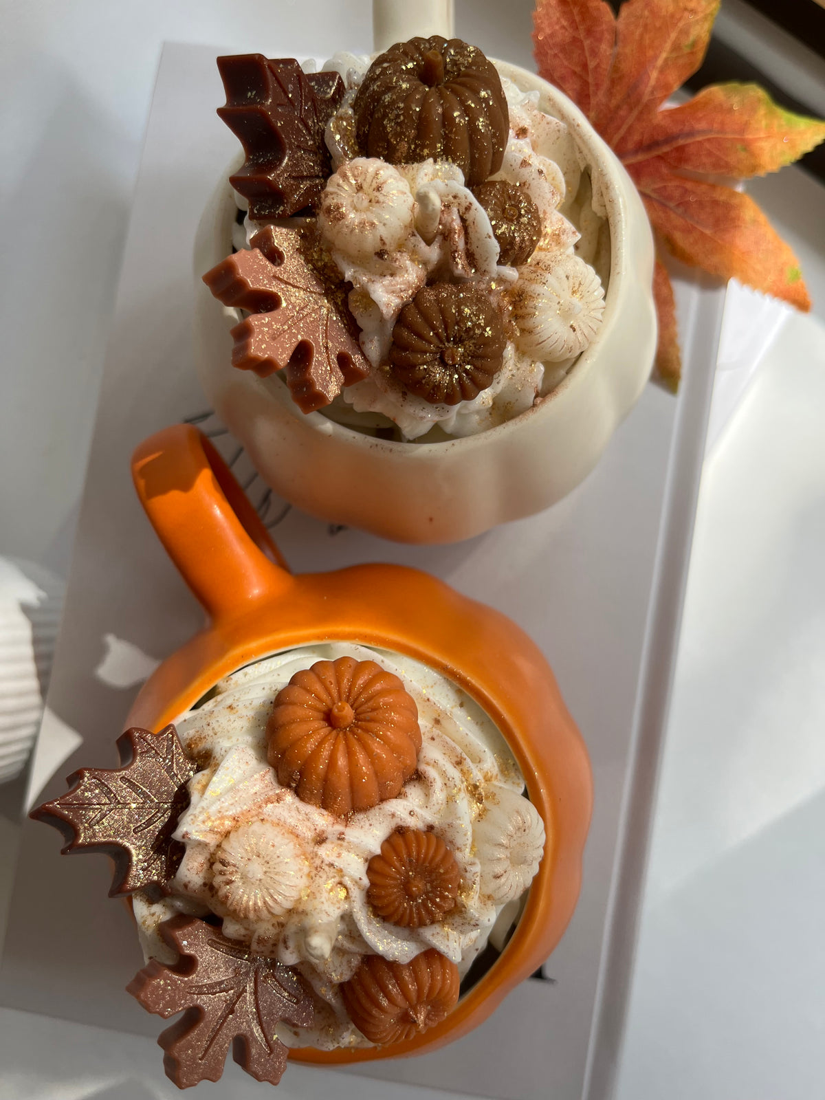 Duftkerze „Pumpkin Spice Cup“ - handgegossen