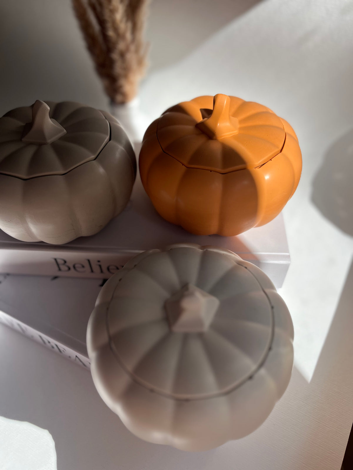 Dekogefäß „PUMPKIN“ - handgegossen