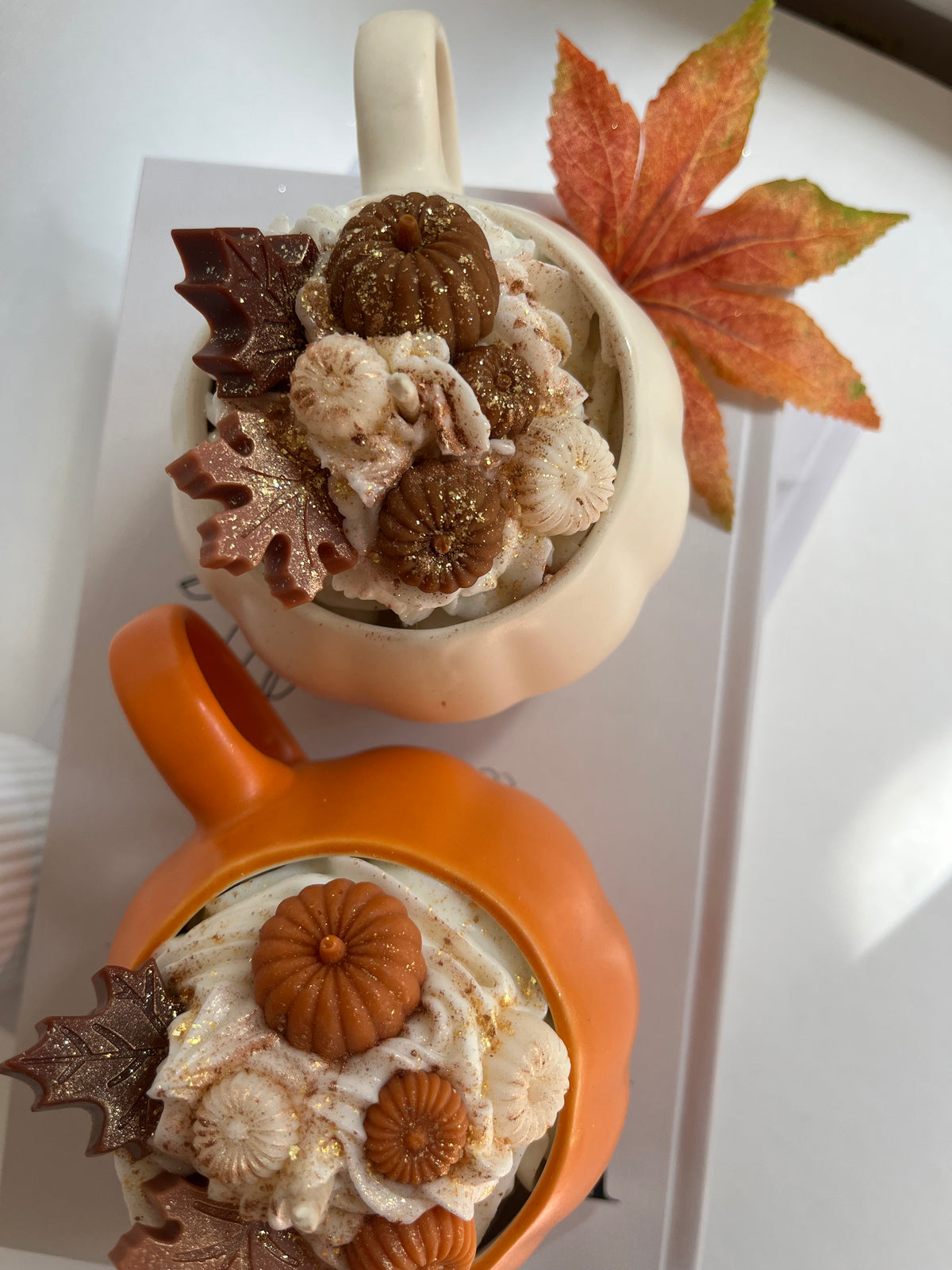 Duftkerze „Pumpkin Spice Cup“ - handgegossen