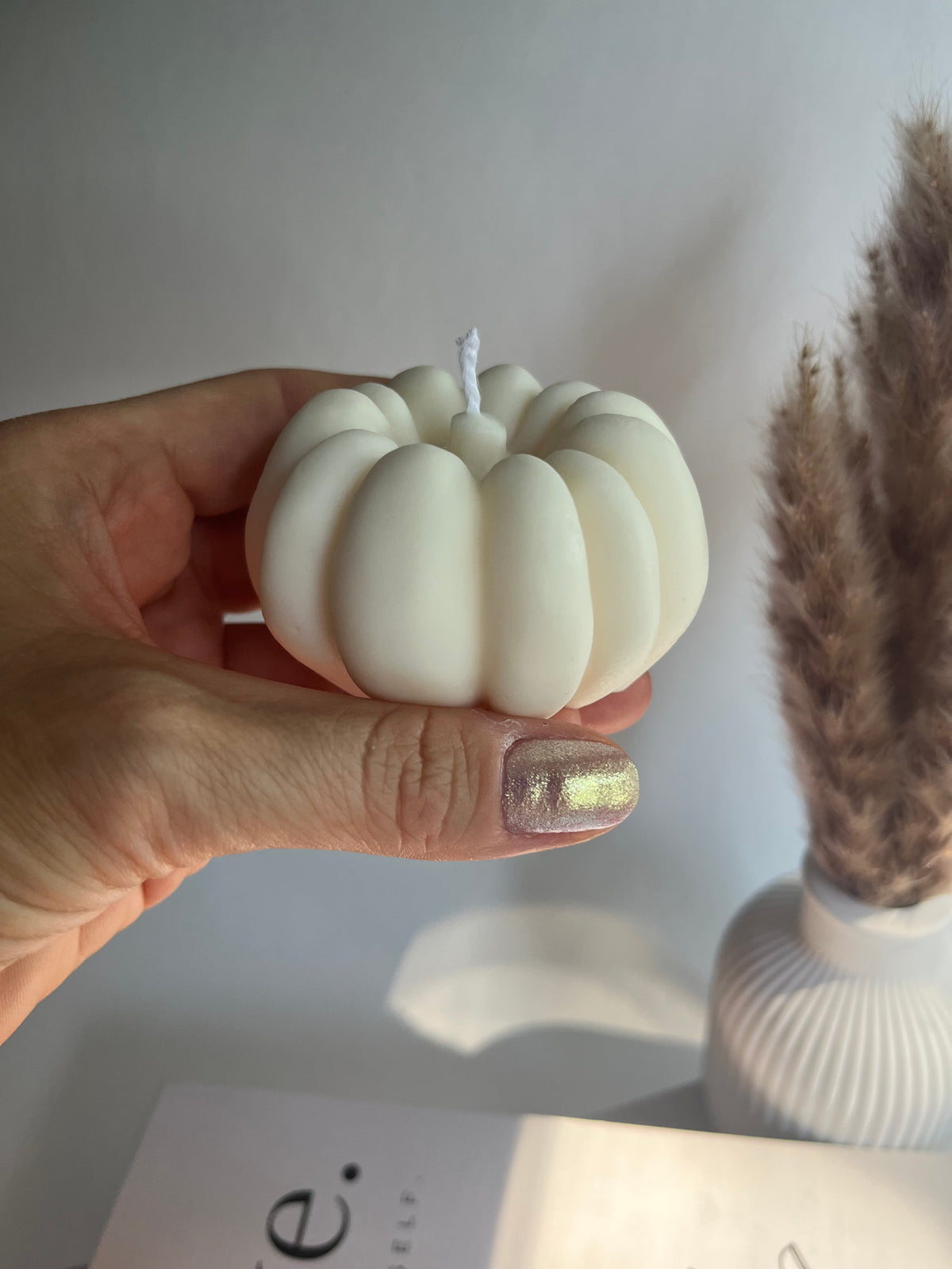 Dekokerze „PUMPKIN“ - aus Rapswachs