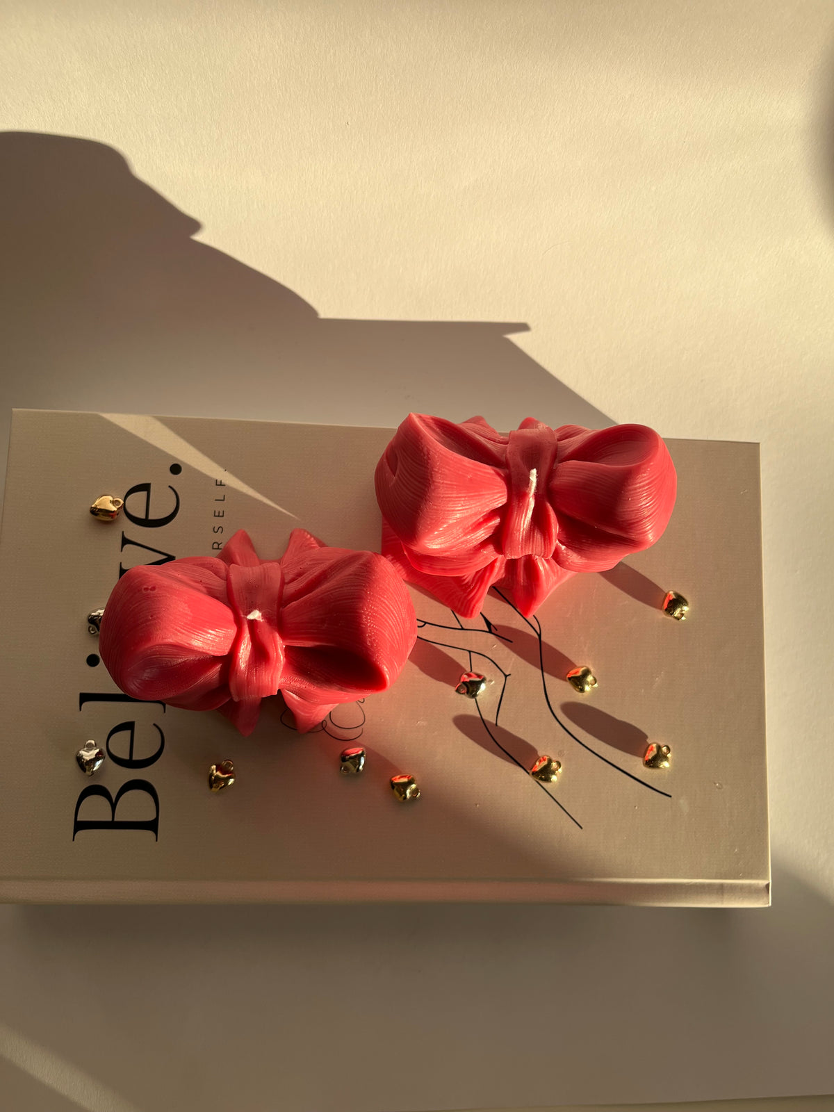 Kerze „Bow Love“