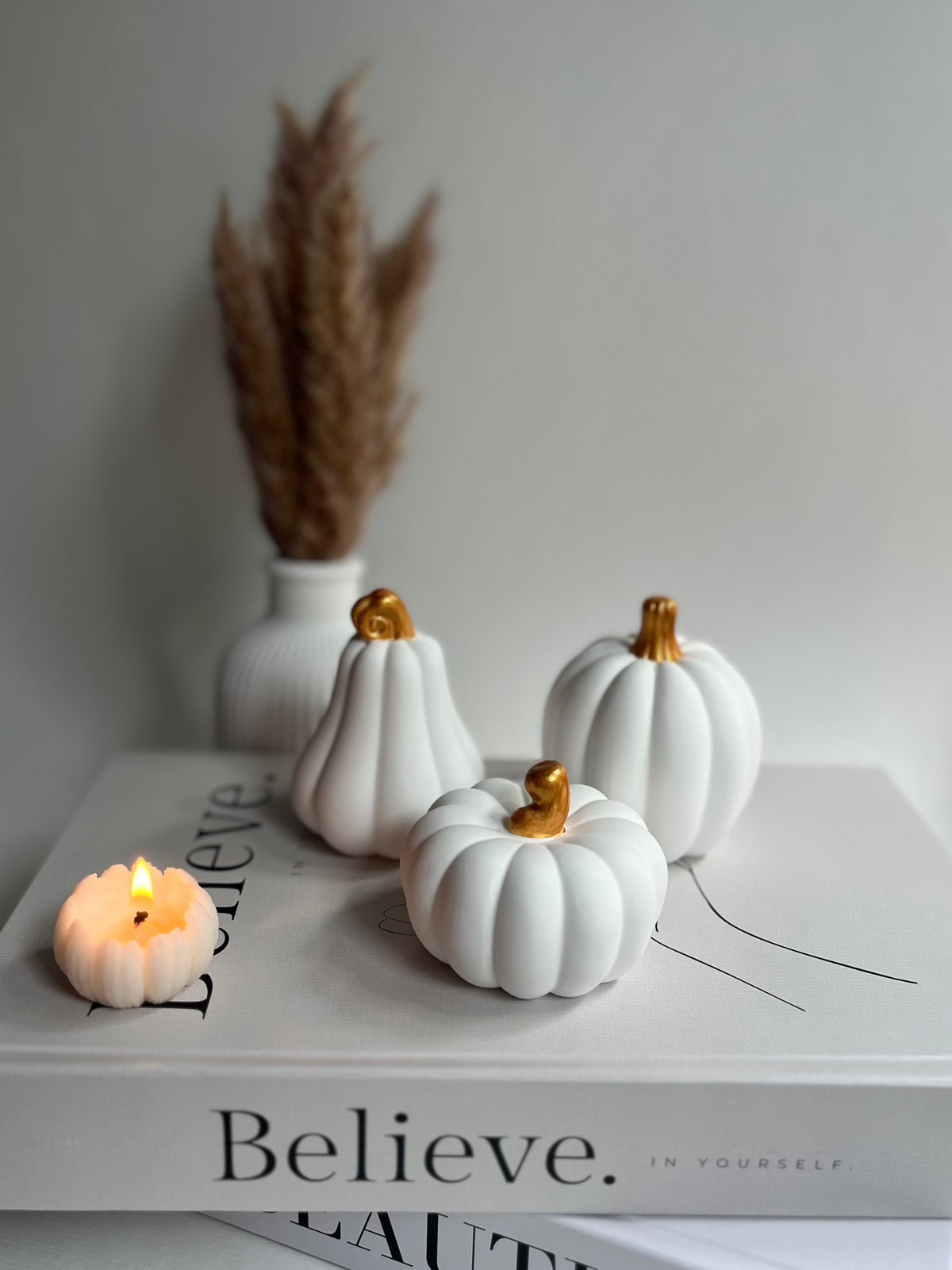Deko-Kürbis-Set „Golden Autumn“