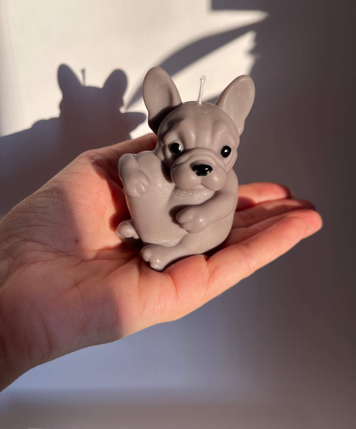 Kerze „Frenchie Love“