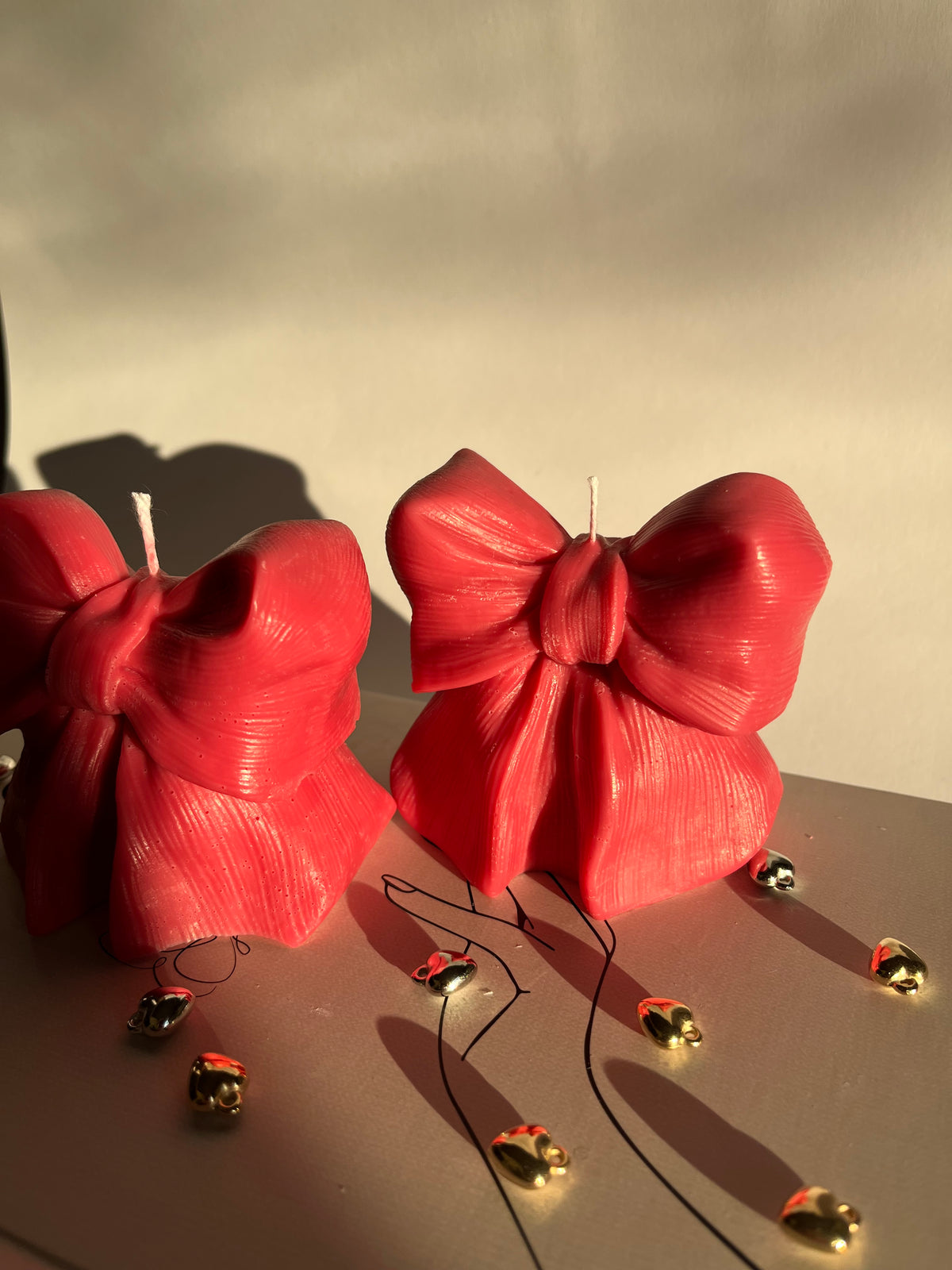 Kerze „Bow Love“