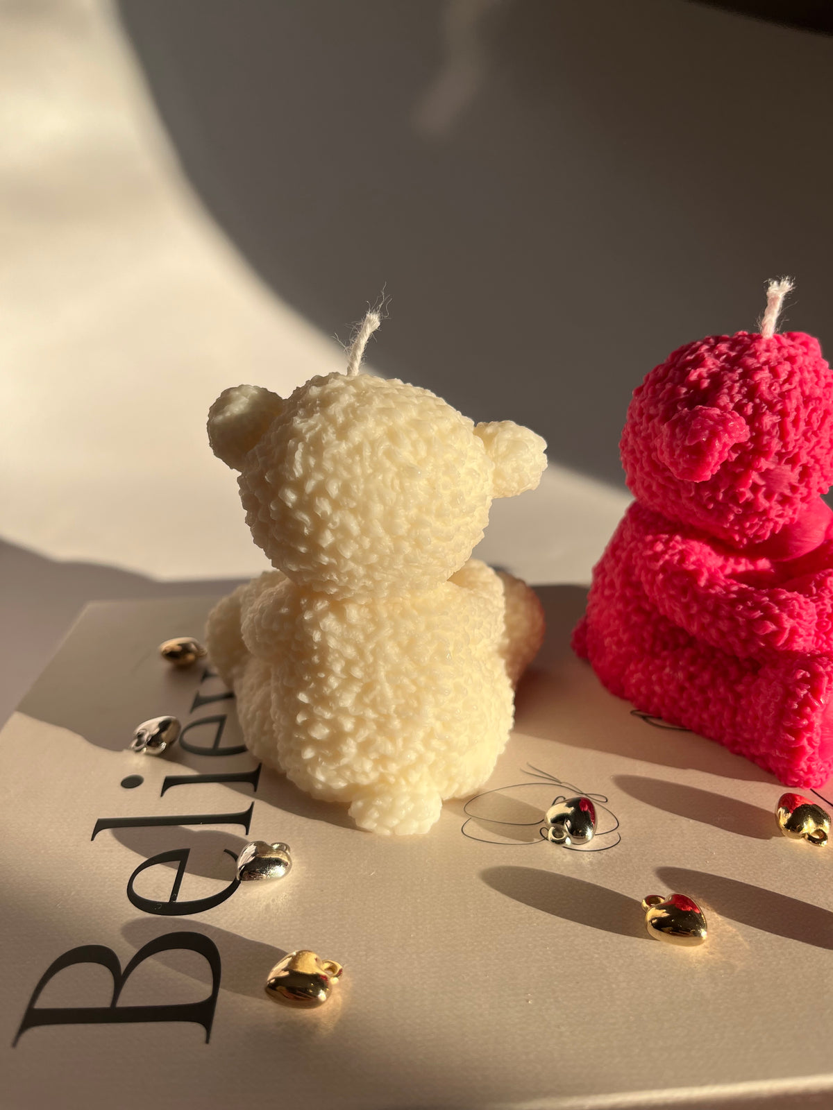 Kerze „Teddy Heart“