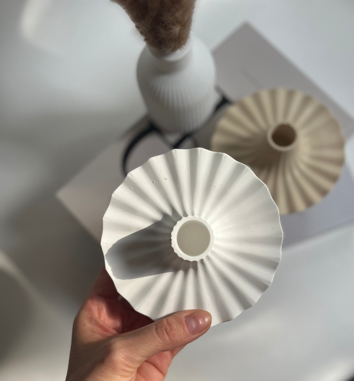 Soft Fan – handgefertigter Kerzenhalter