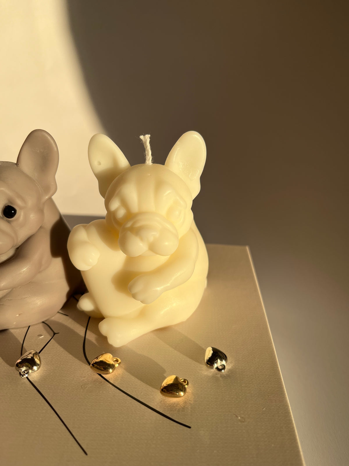 Kerze „Frenchie Love“