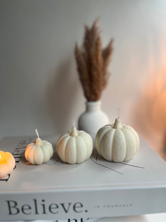 Kürbis-Set „Autumn Trio“ - aus Rapswachs