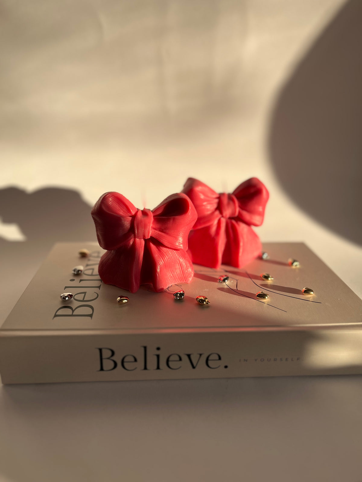 Kerze „Bow Love“