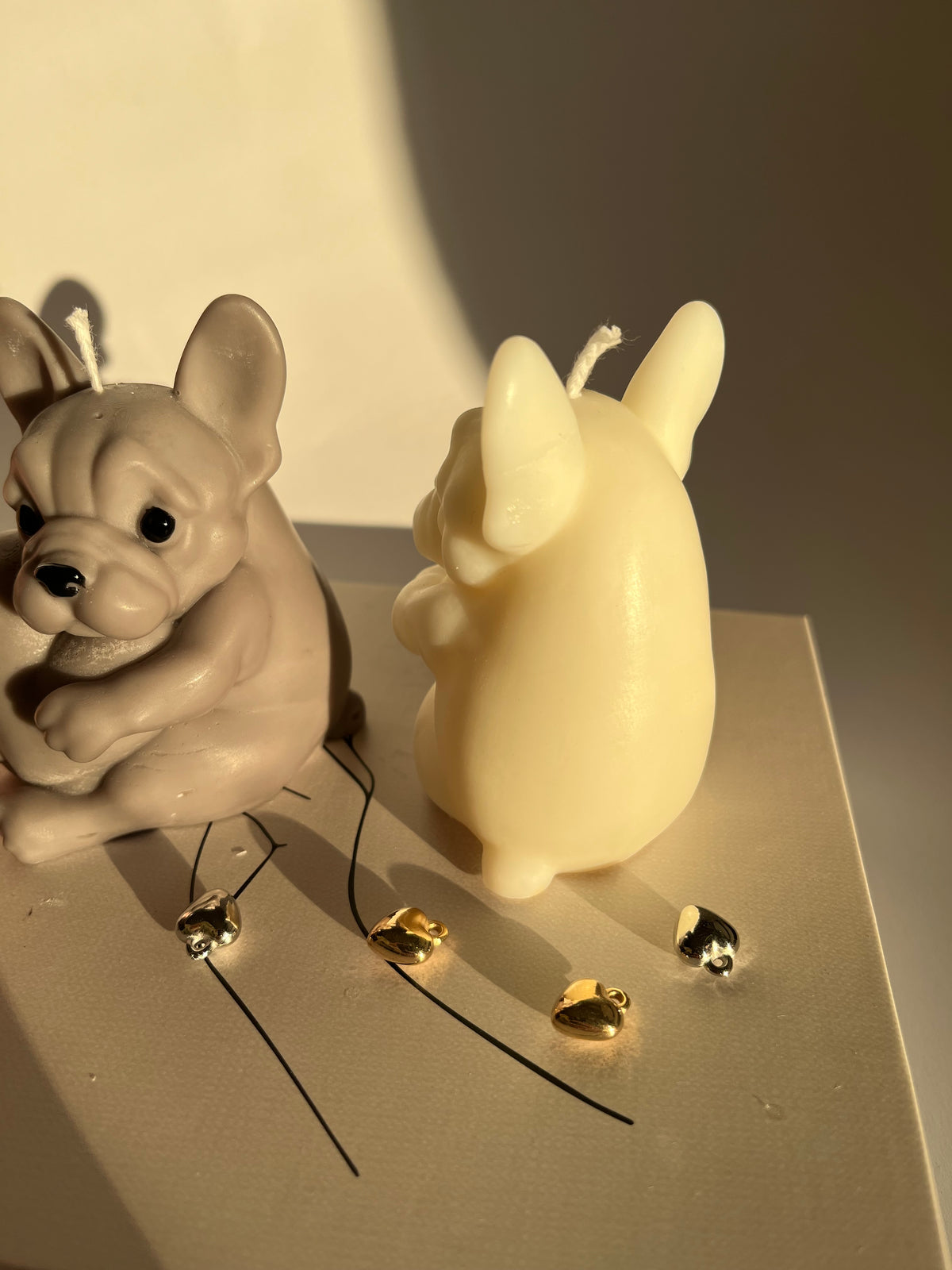 Kerze „Frenchie Love“