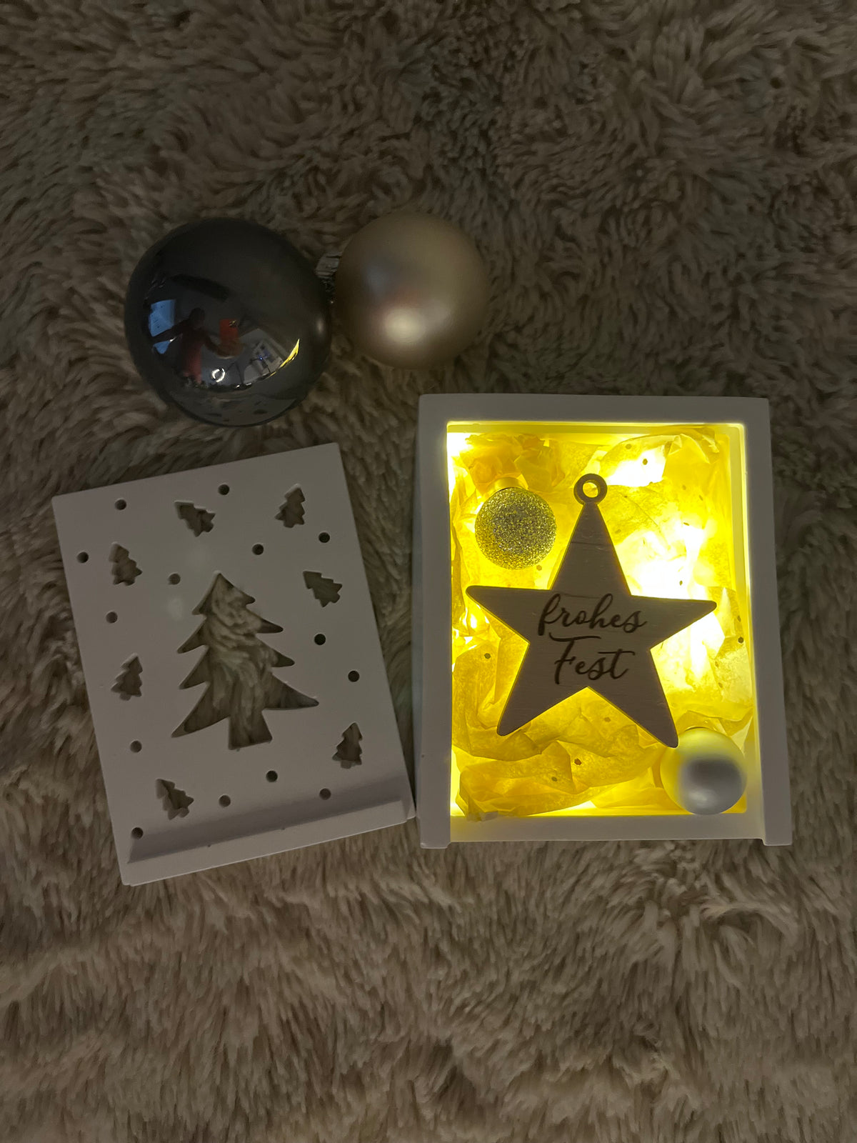 Geschenkkästchen mit austauschbaren Einschiebern