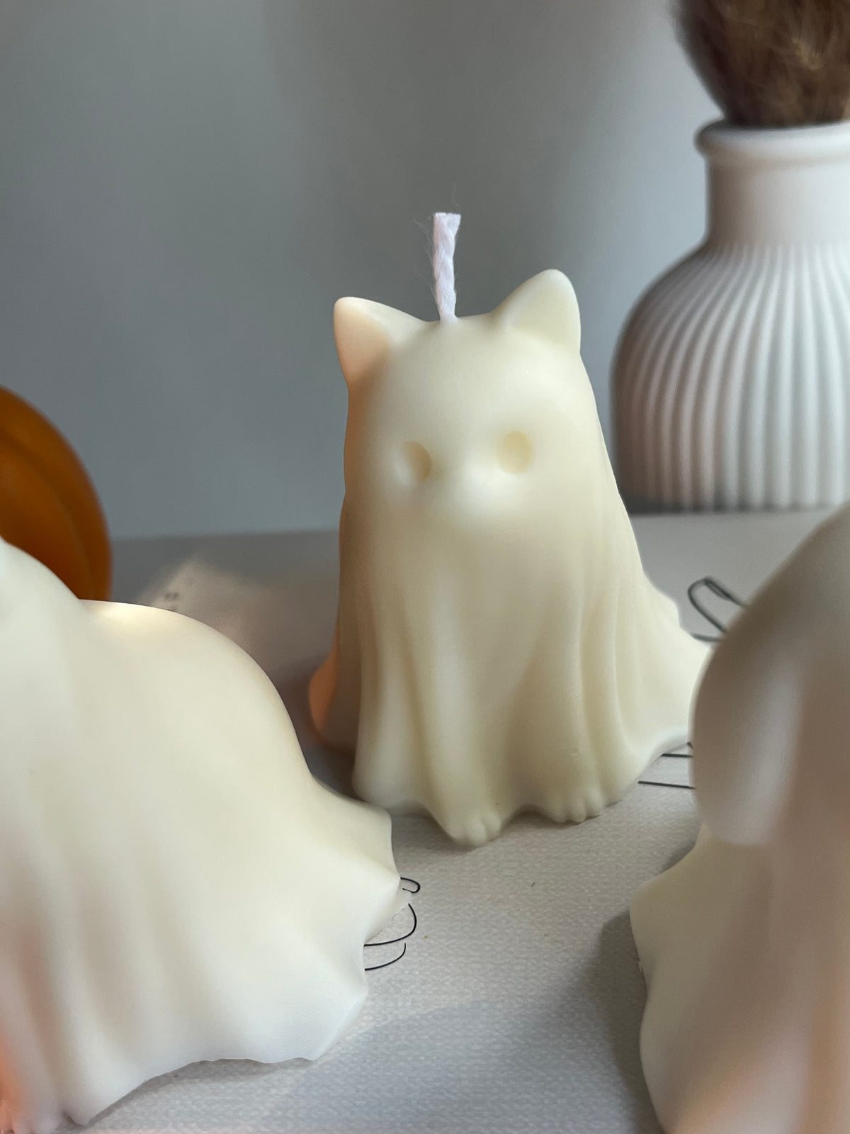 Dekokerze „Spooky Friends“ - aus Rapswachs