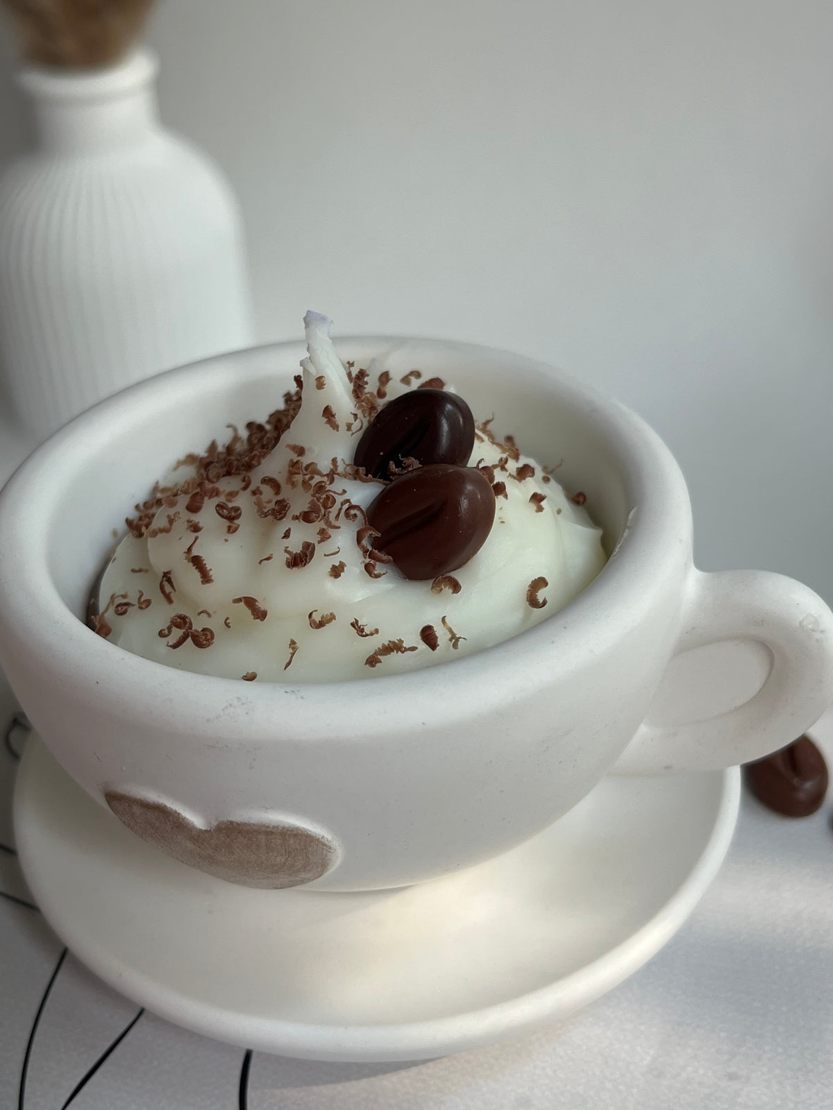 Handgegossene Duftkerze „Kaffeezeit“