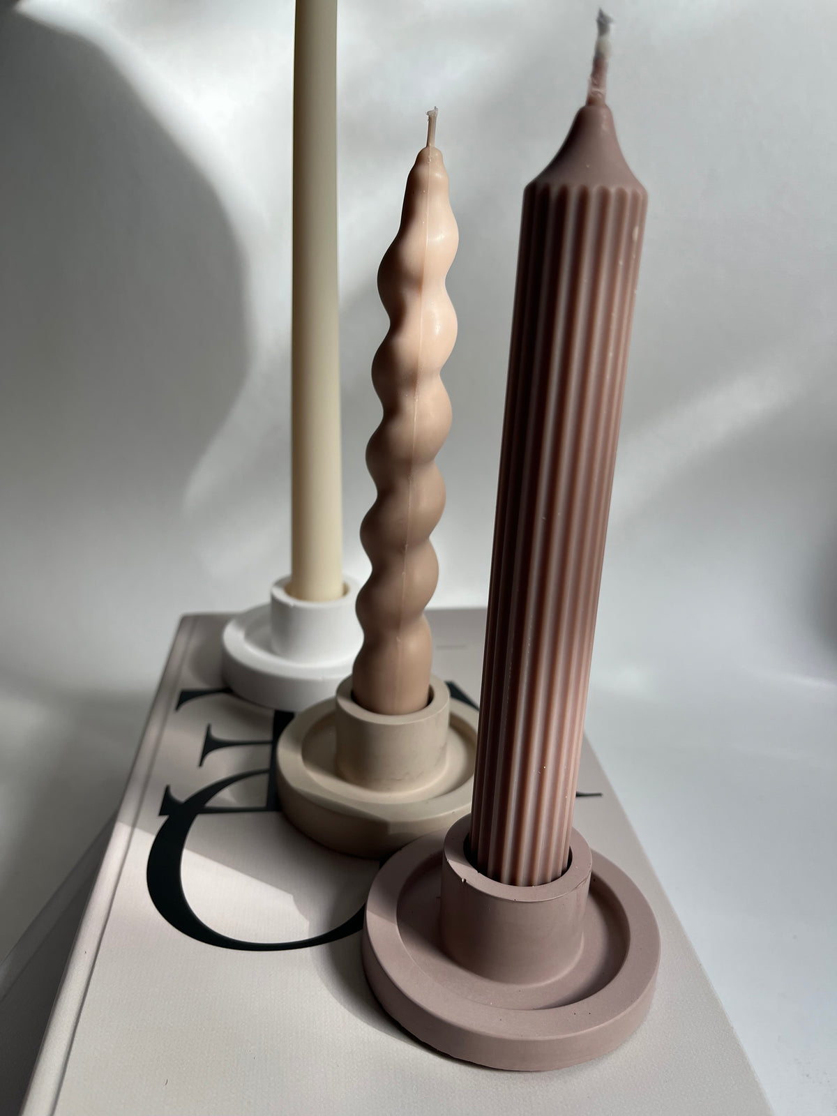 Soft Circle – Kerzenhalter für Stabkerzen