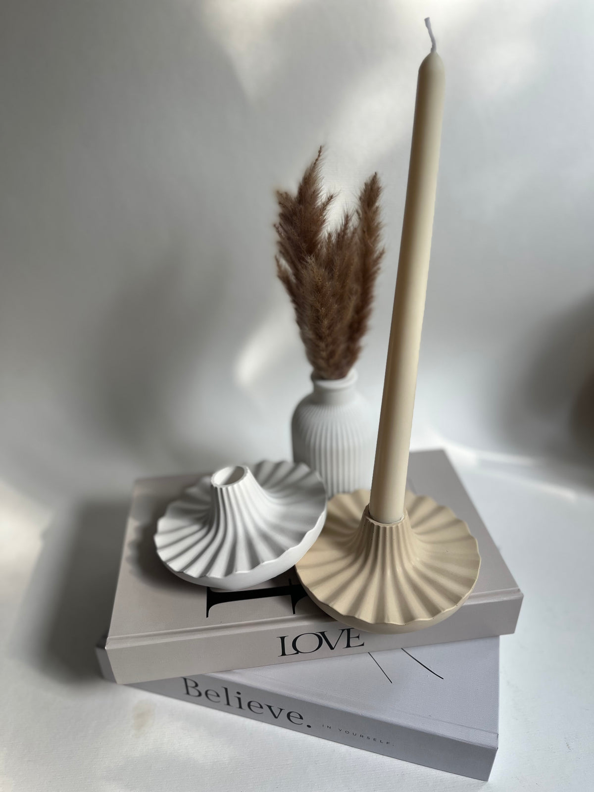 Soft Fan – handgefertigter Kerzenhalter