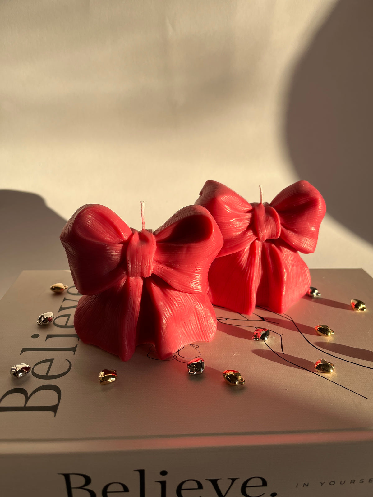 Kerze „Bow Love“