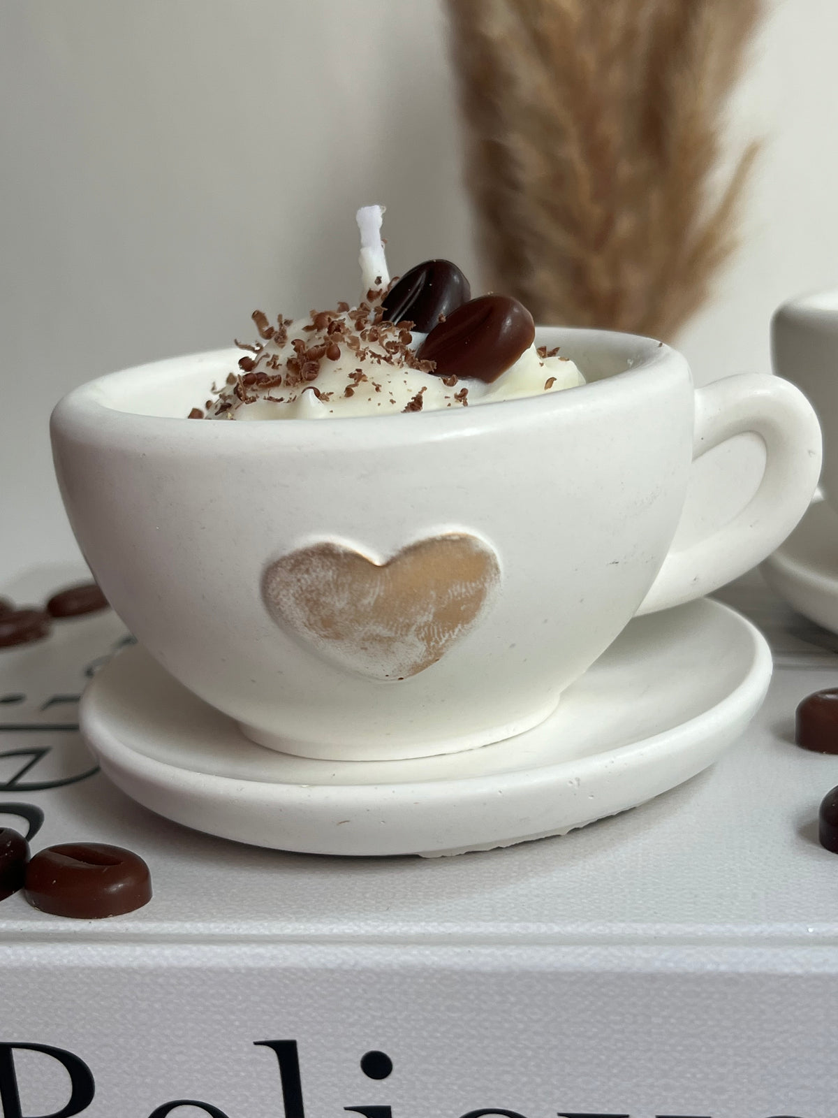 Handgegossene Duftkerze „Kaffeezeit“