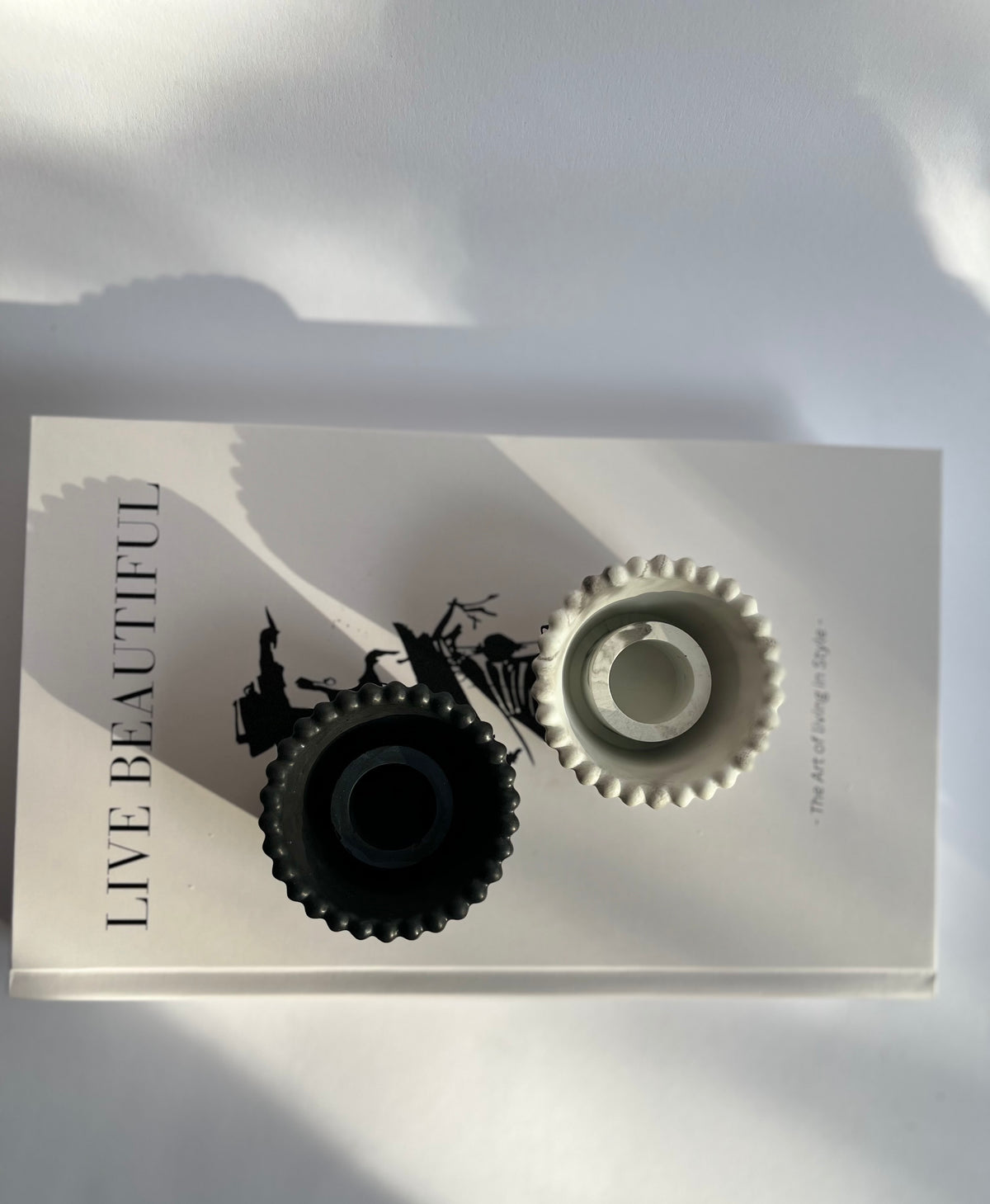 Teelichthalter „noir“